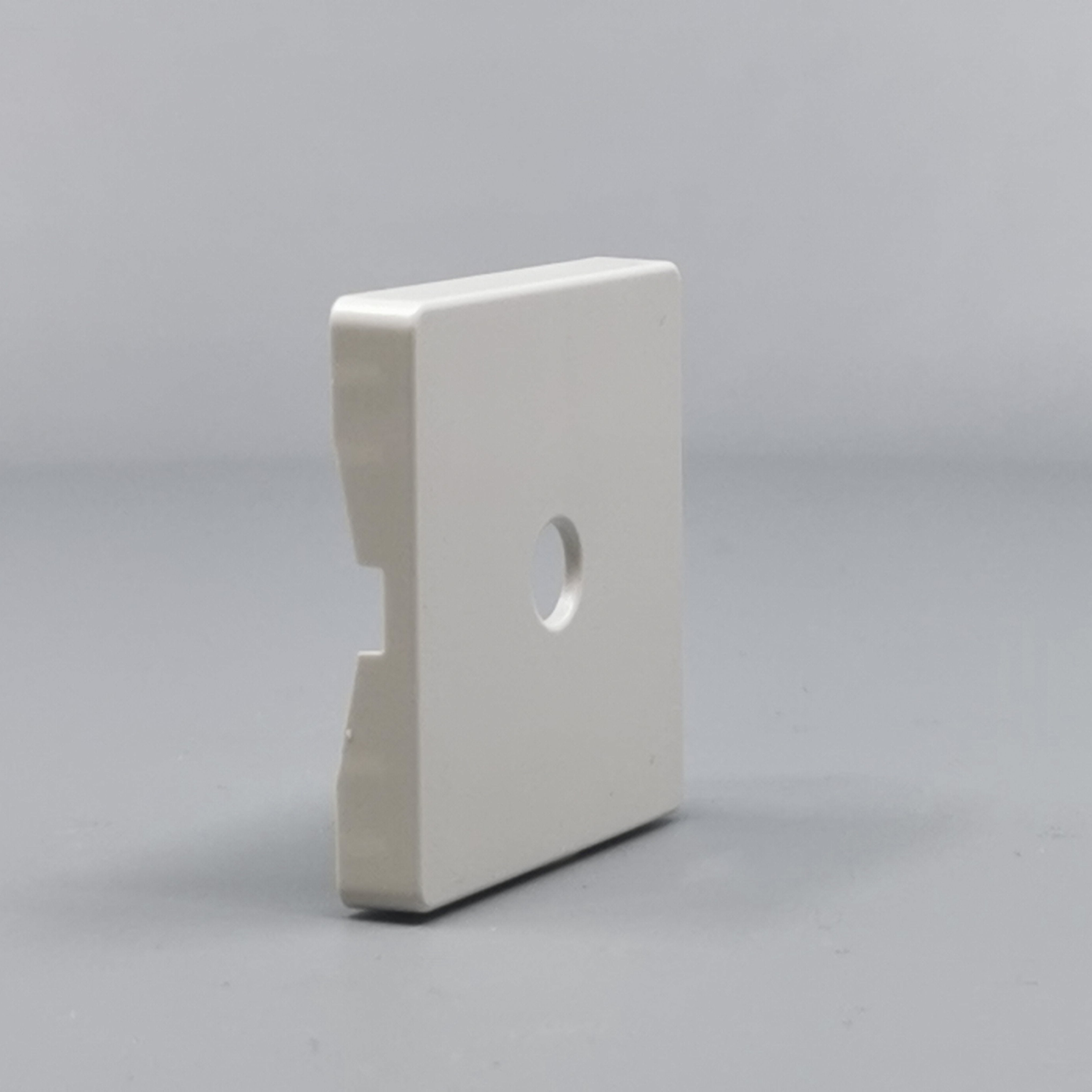 LK Fuga afdækning til lampeudtag 50x50, ny model - lysegrå