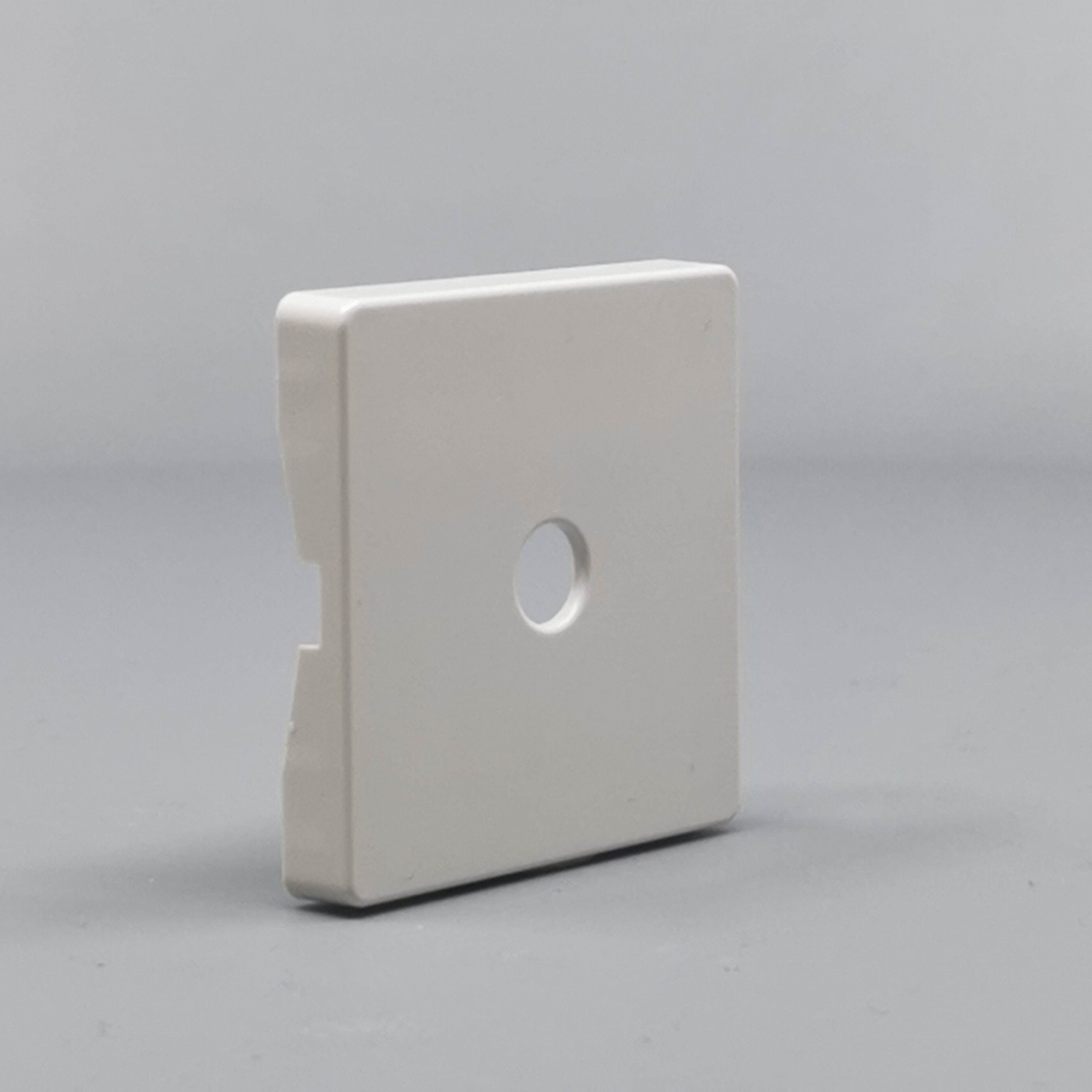 LK Fuga afdækning til lampeudtag 50x50, ny model - lysegrå