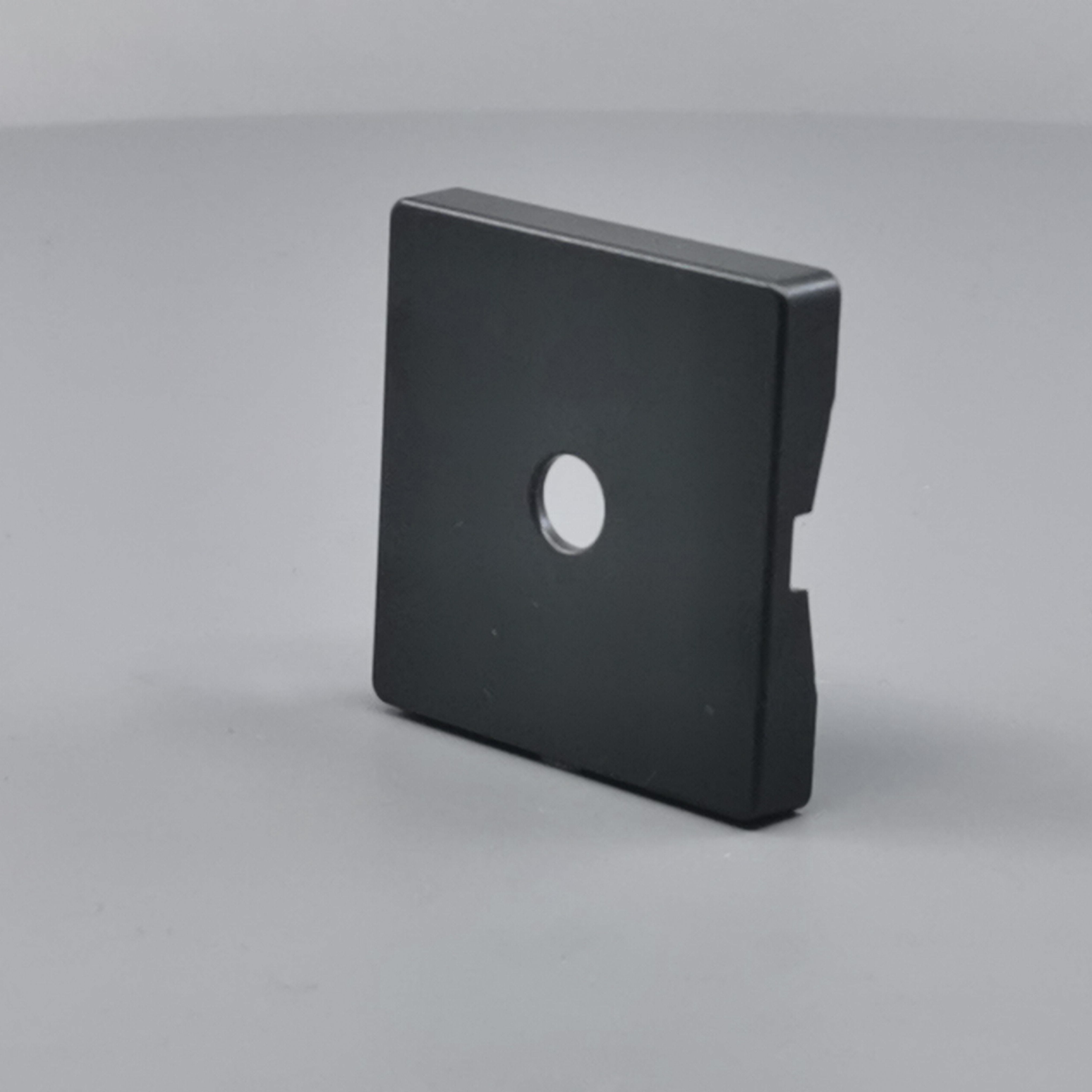 Fuga Afdækning for udtag. 50x50 Koksgrå (Ny Model)