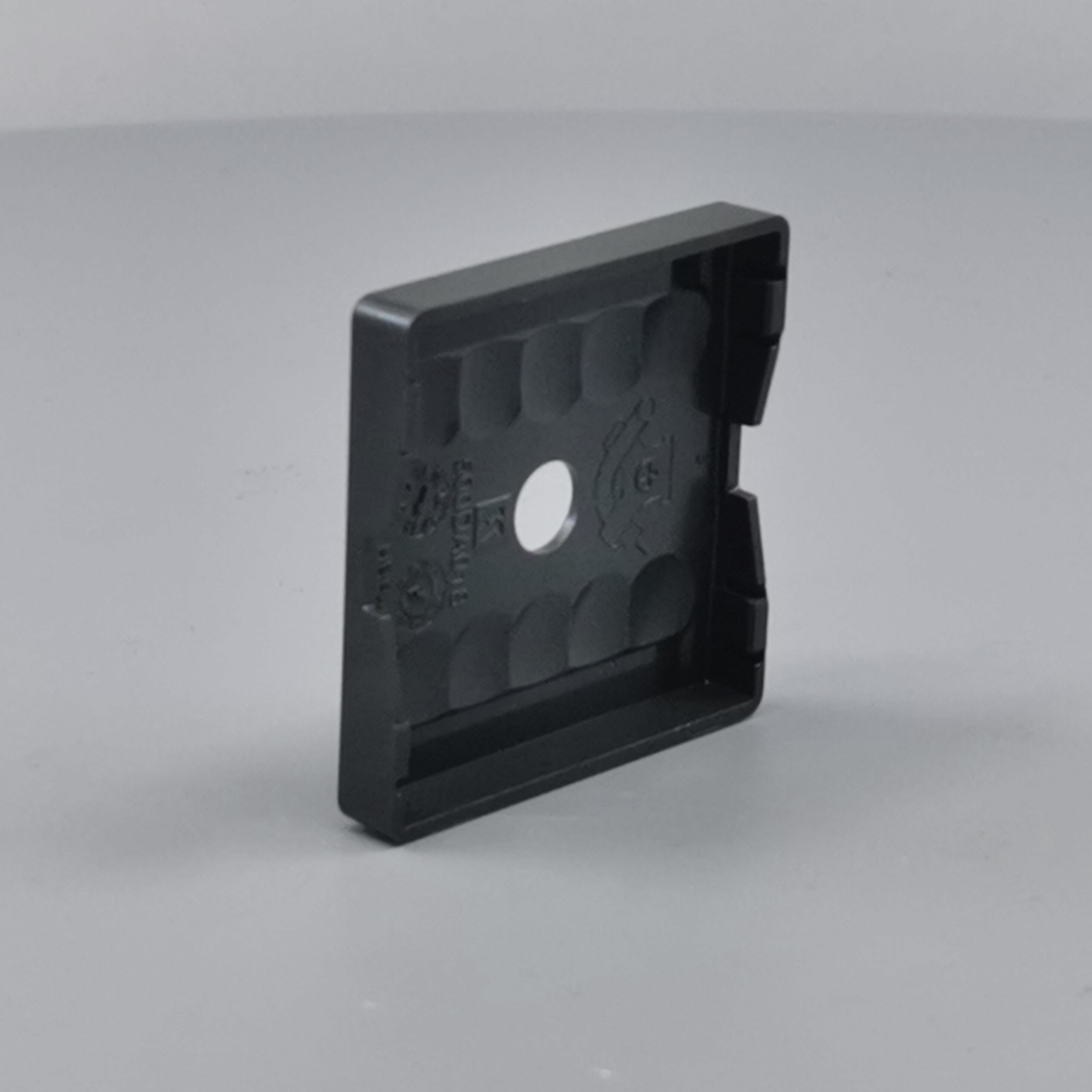 Fuga Afdækning for udtag. 50x50 Koksgrå (Ny Model)