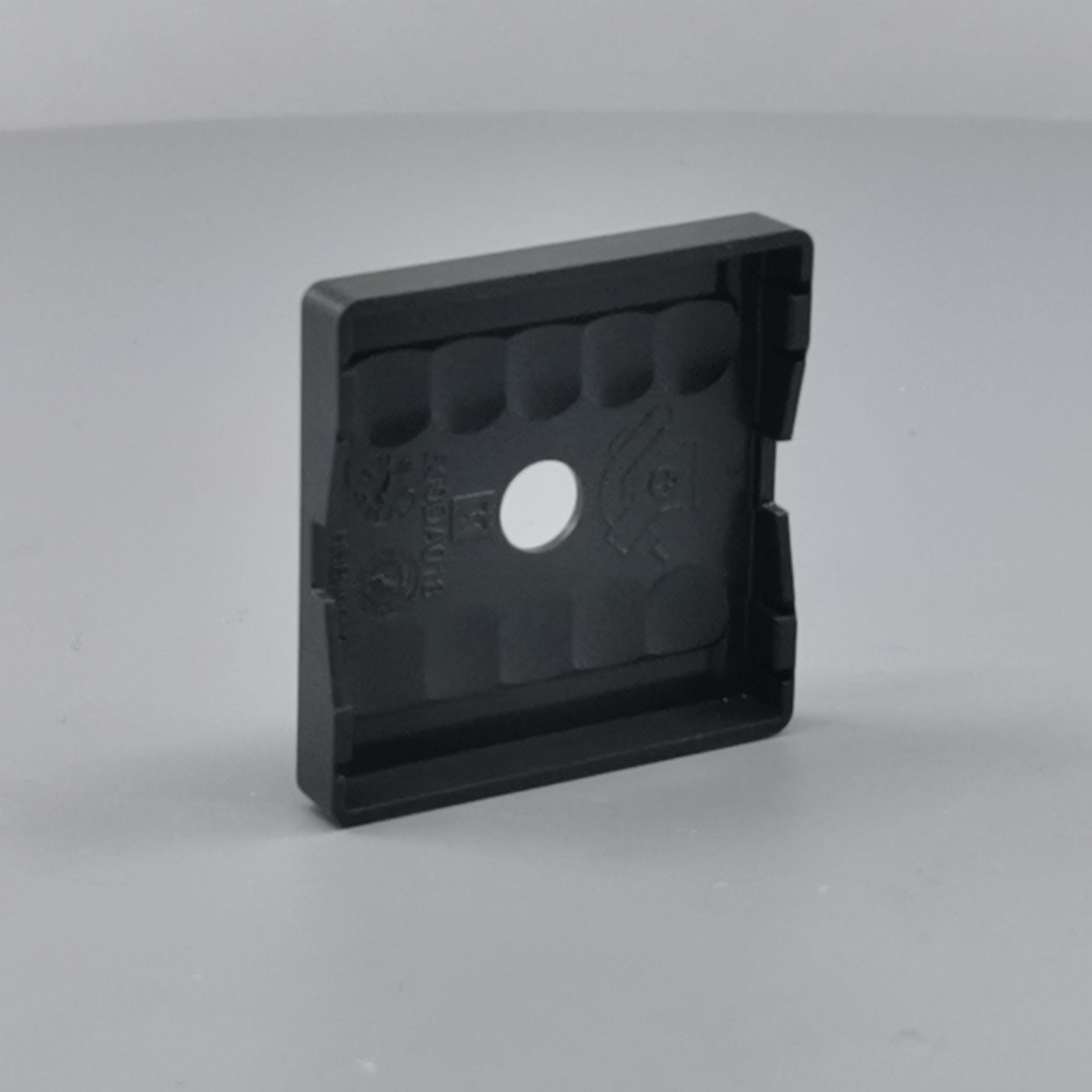 Fuga Afdækning for udtag. 50x50 Koksgrå (Ny Model)