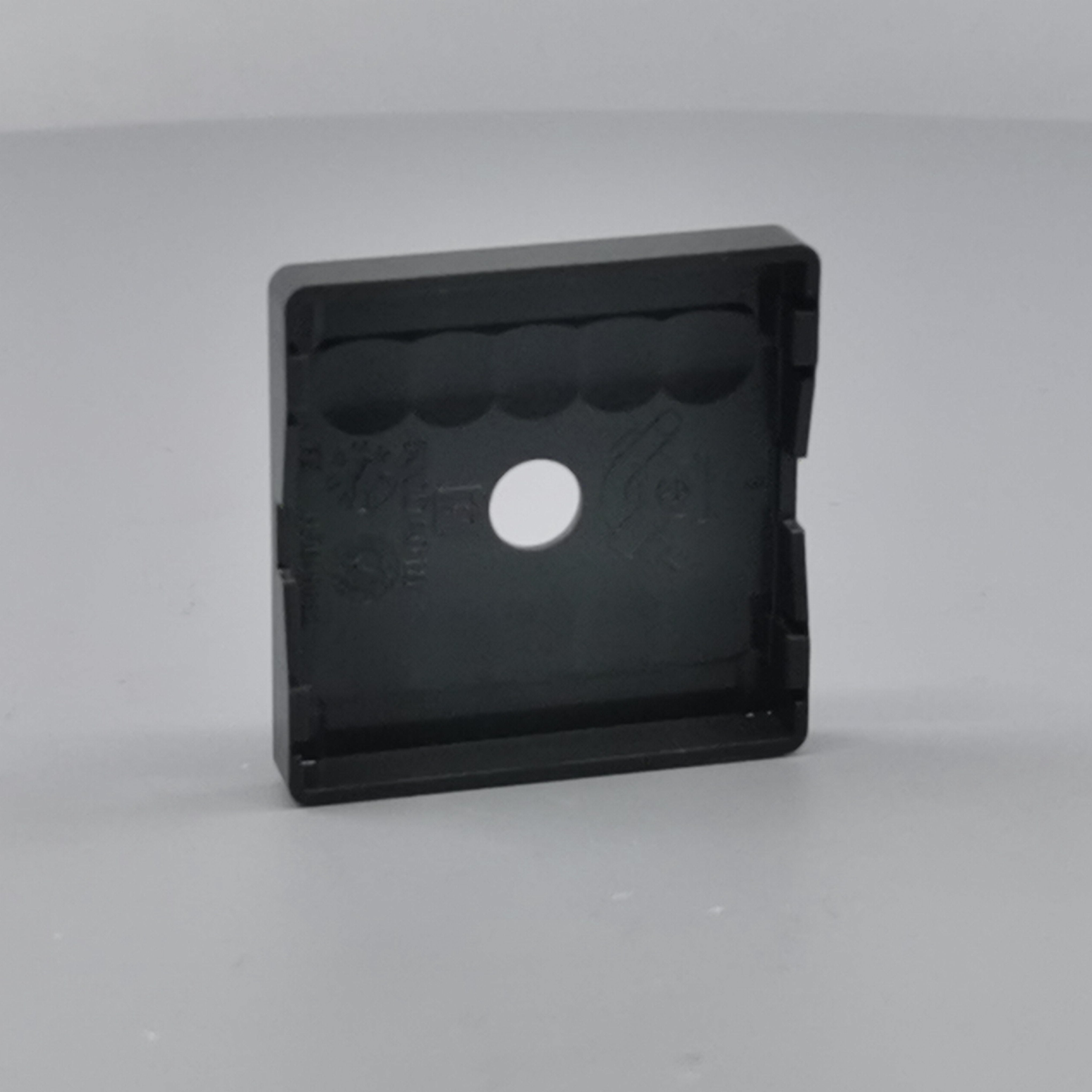 Fuga Afdækning for udtag. 50x50 Koksgrå (Ny Model)