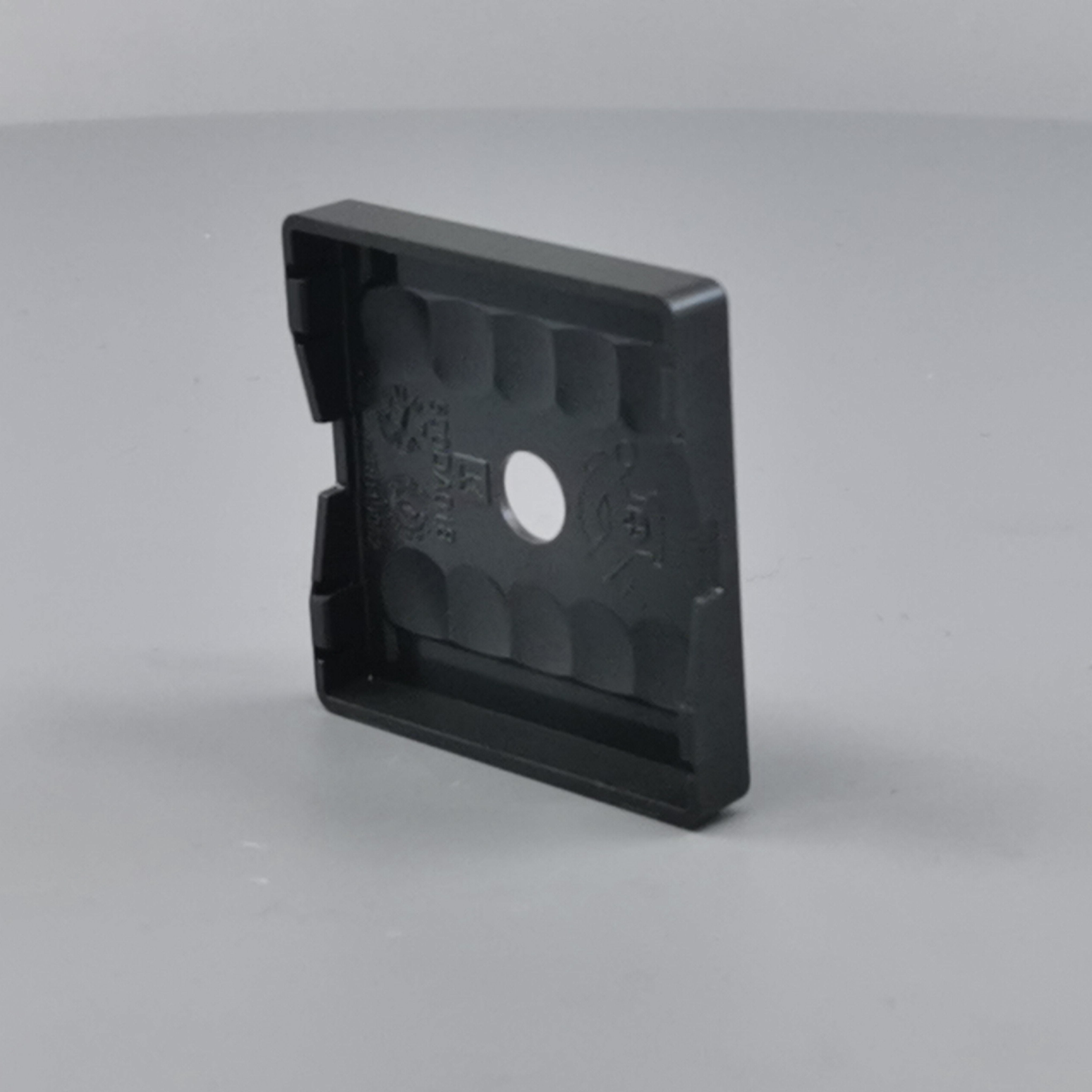 Fuga Afdækning for udtag. 50x50 Koksgrå (Ny Model)