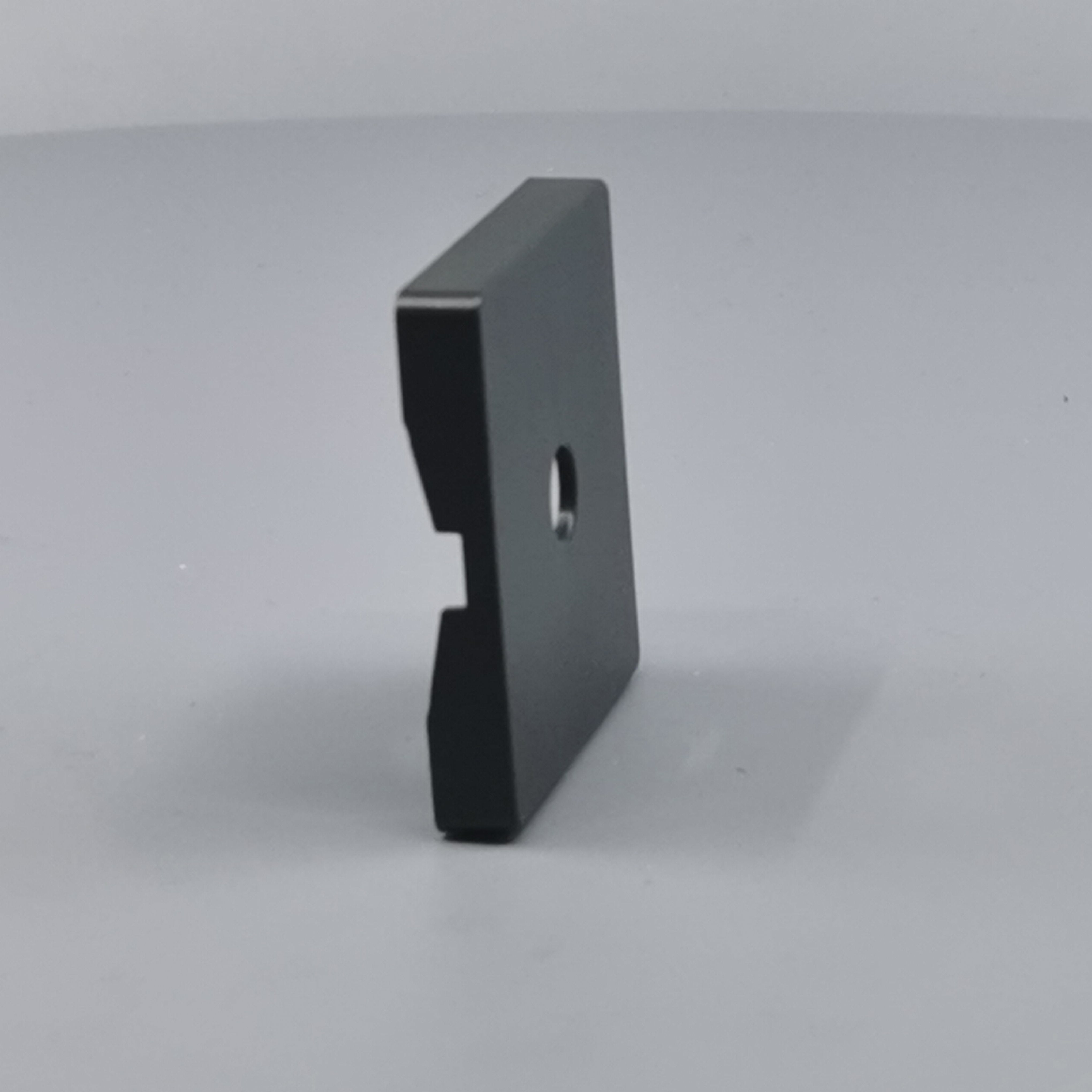 Fuga Afdækning for udtag. 50x50 Koksgrå (Ny Model)