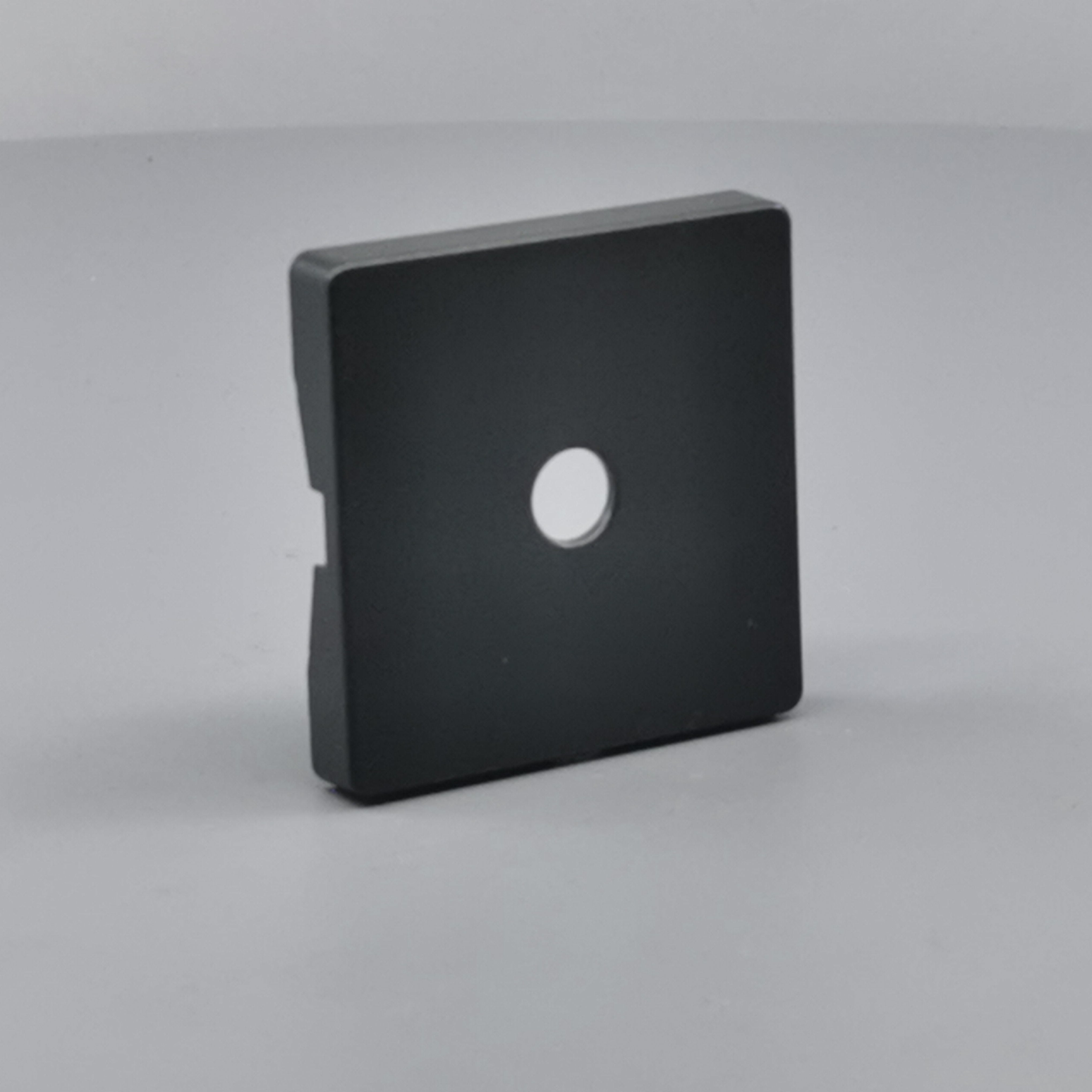 Fuga Afdækning for udtag. 50x50 Koksgrå (Ny Model)