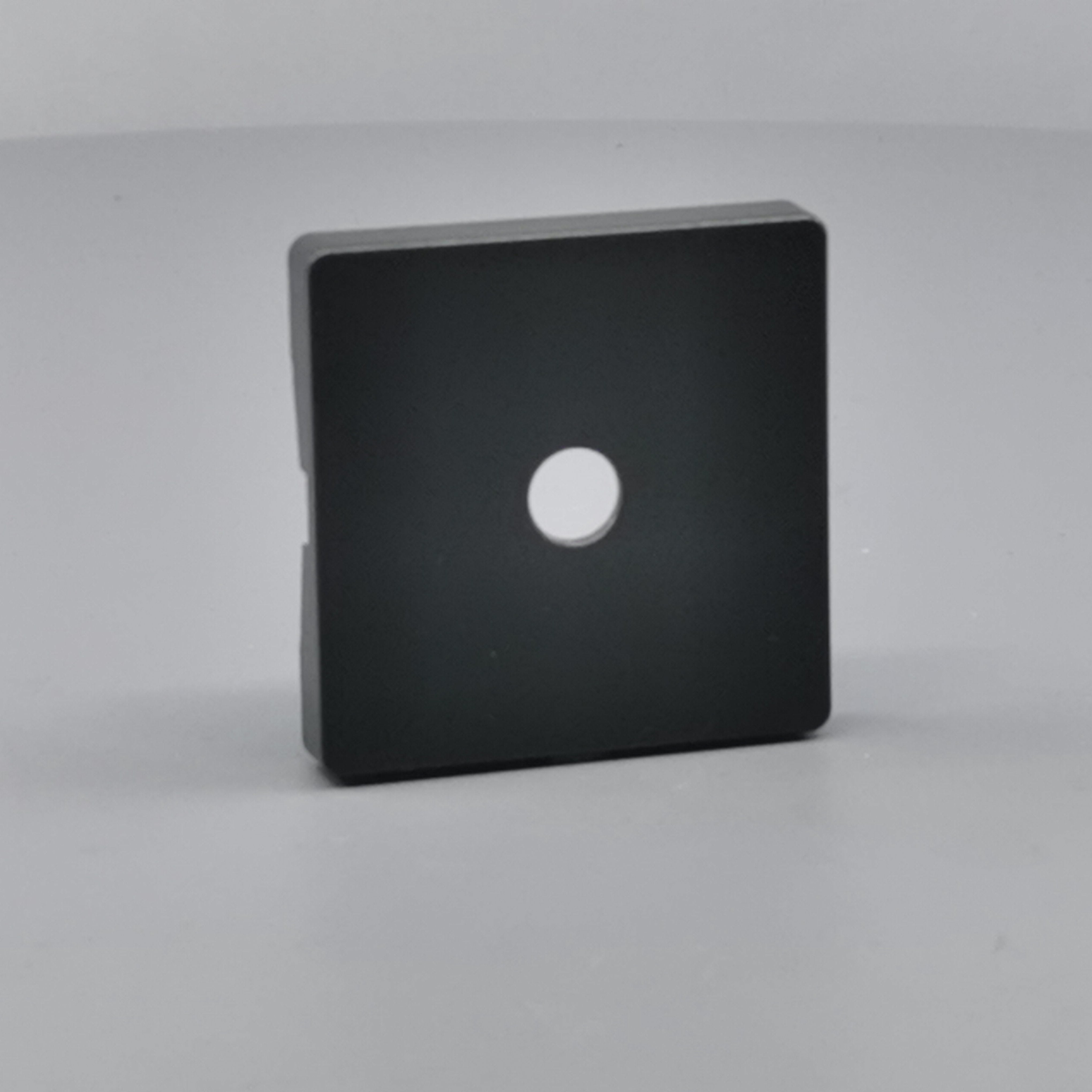 Fuga Afdækning for udtag. 50x50 Koksgrå (Ny Model)