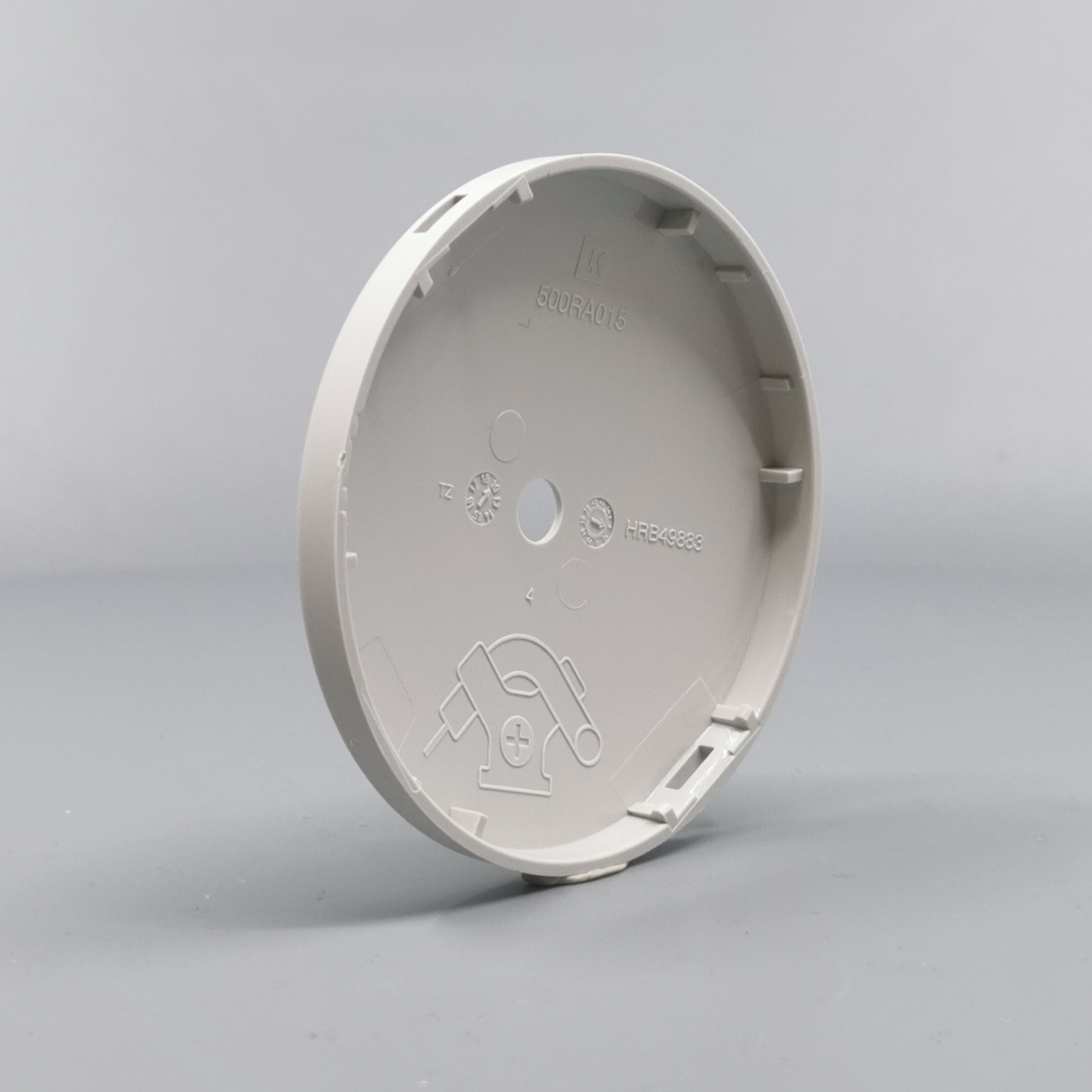 Afdækning for Ø80 og Ø83mm. Lampeudtag Lysegrå