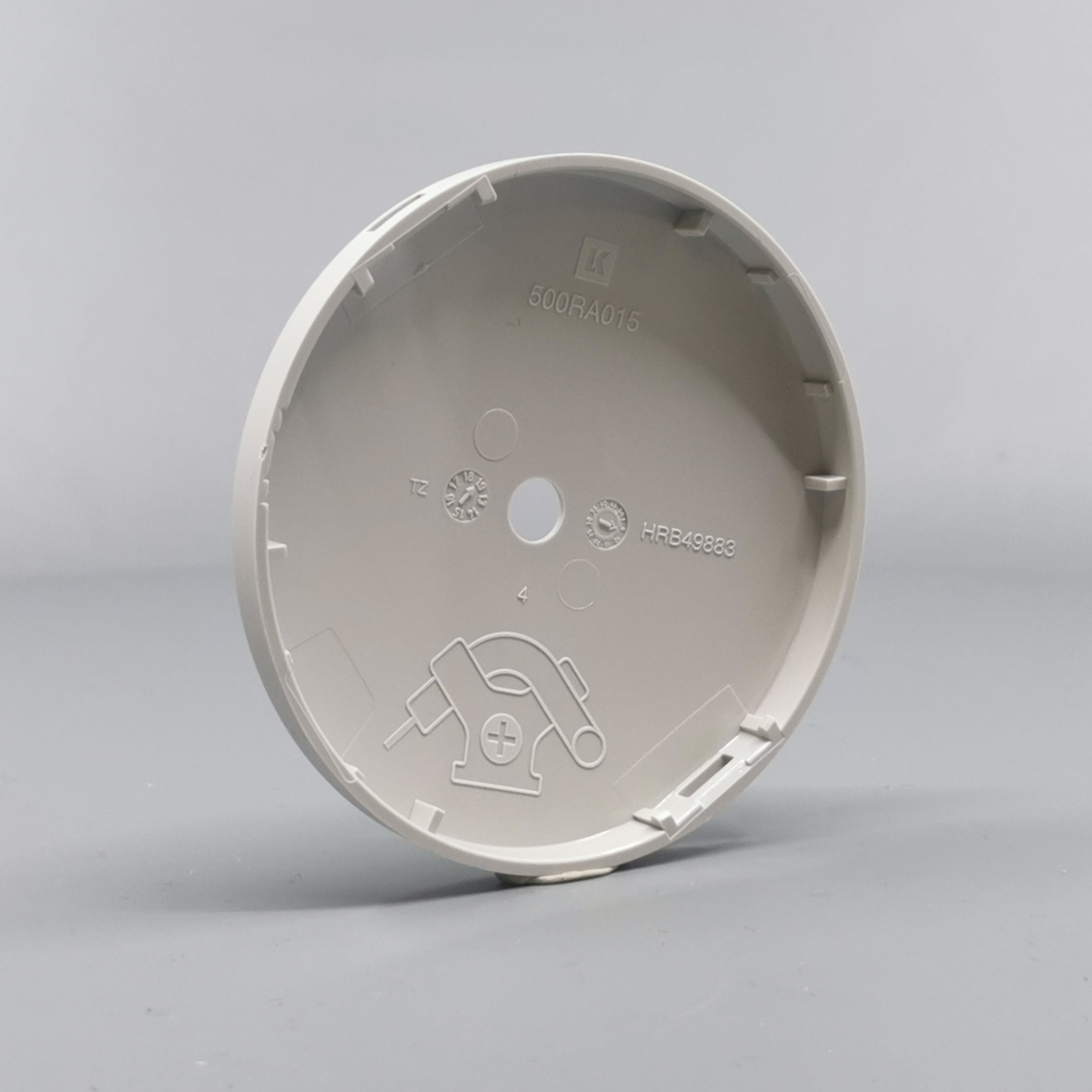 Afdækning for Ø80 og Ø83mm. Lampeudtag Lysegrå