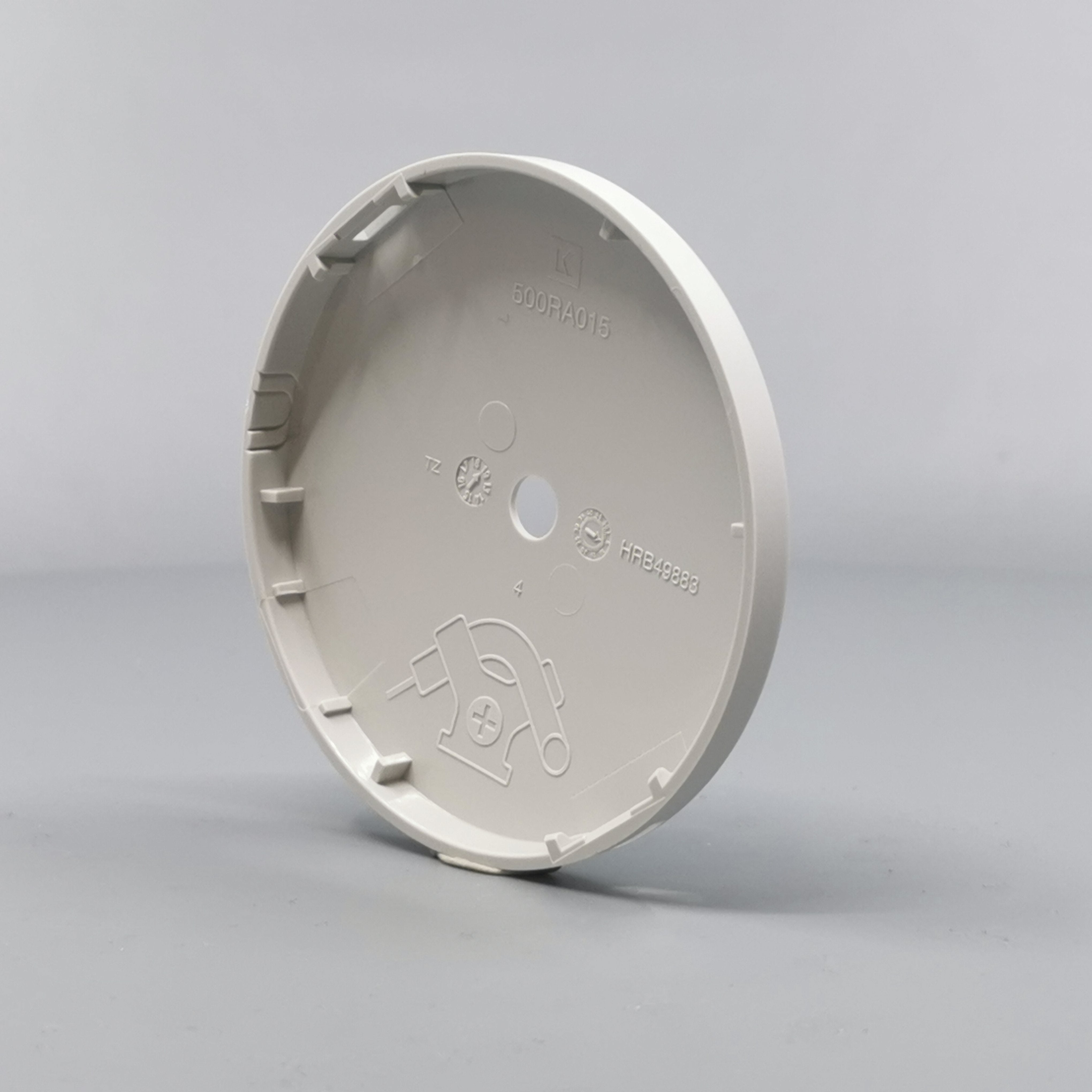 Afdækning for Ø80 og Ø83mm. Lampeudtag Lysegrå