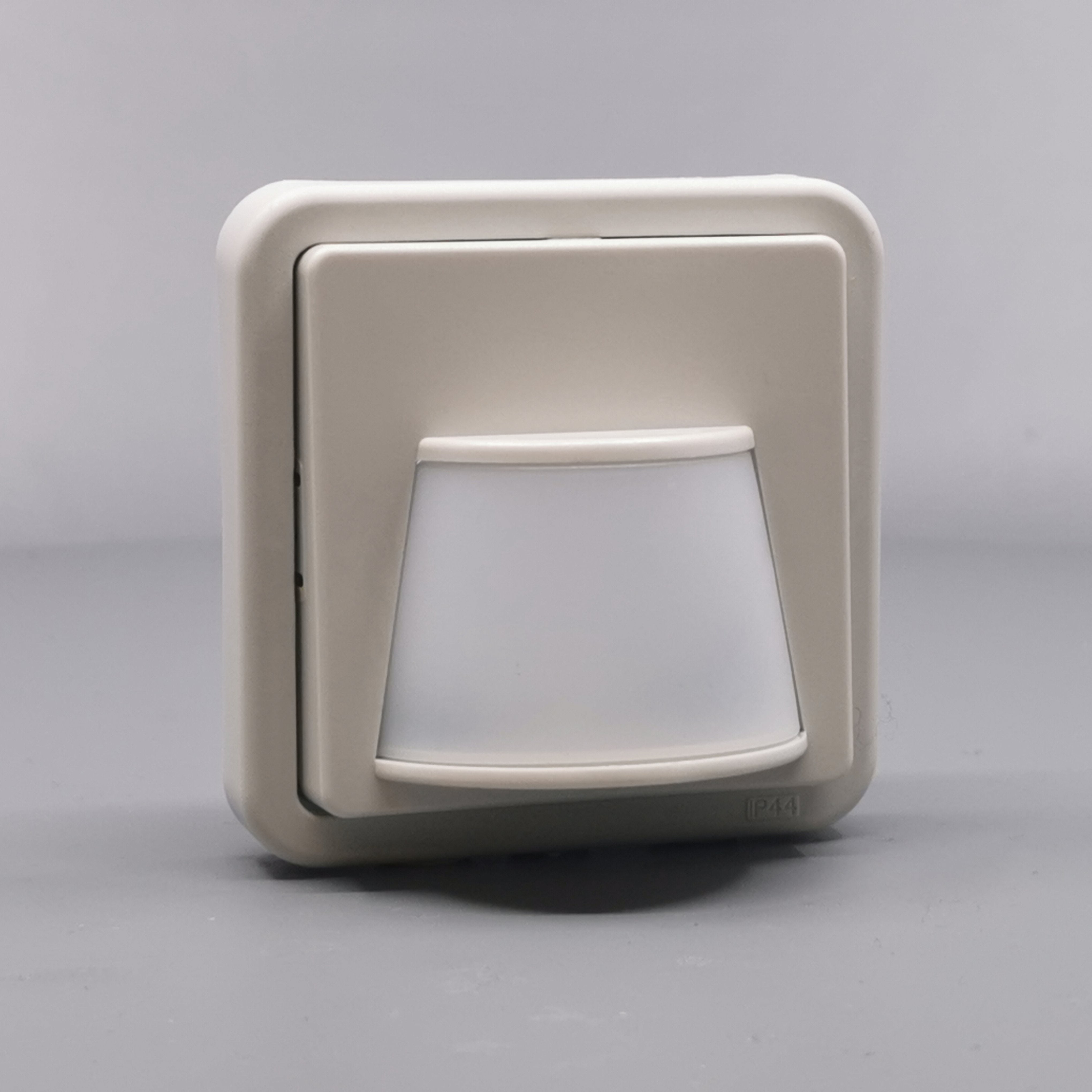 LK Opus 74 Fuga PIR adaptor dæksel 1m - lysegrå