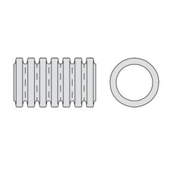 Eurodrain 100/91 mm PE-drænrør med 1,8 x 13 mm slids, 50 m
