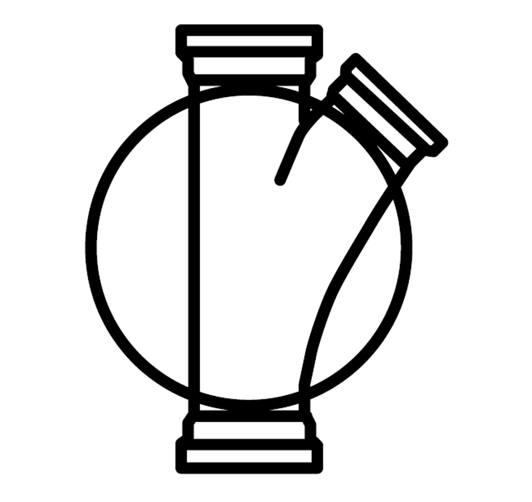 Wavin 315 x 425 mm TP4-brønd, letvægt, højre tilløb