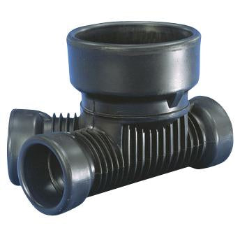 Wavin 315 x 425 mm TP4-brønd, letvægt, højre tilløb