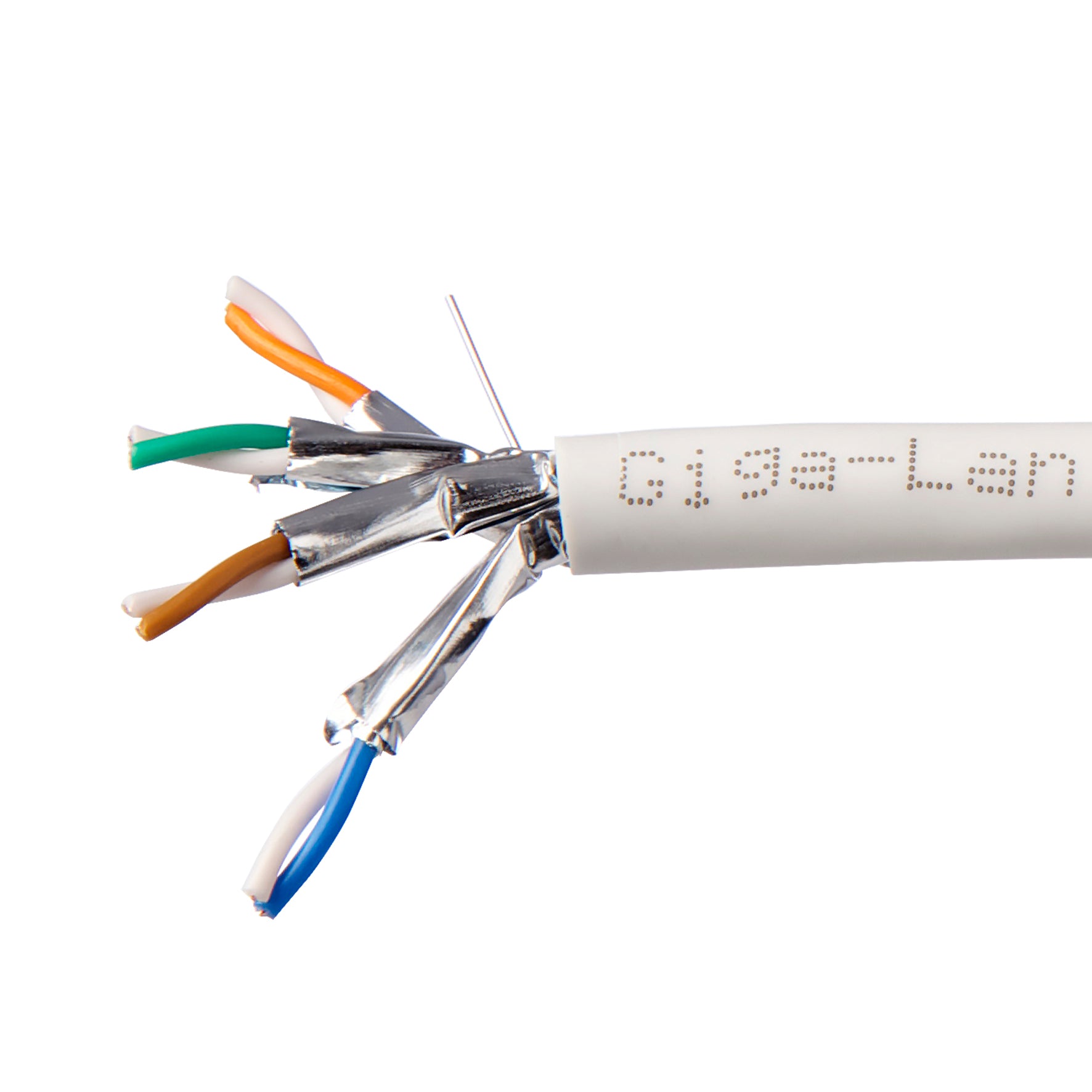 Datakabel U/FTP Kat.6A 4x2xAWG23 LSZH Dca T500 hvid