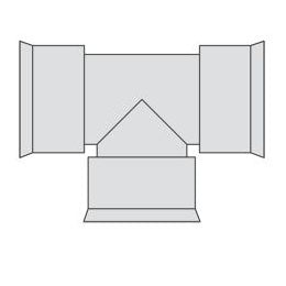 Eurodrain 80 x 80 mm 90 gr. PE/PP-drængrenrør