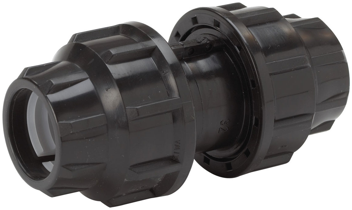 Uponor 40 mm trækfast PP-samlemuffe til glatte PE-kabelrør