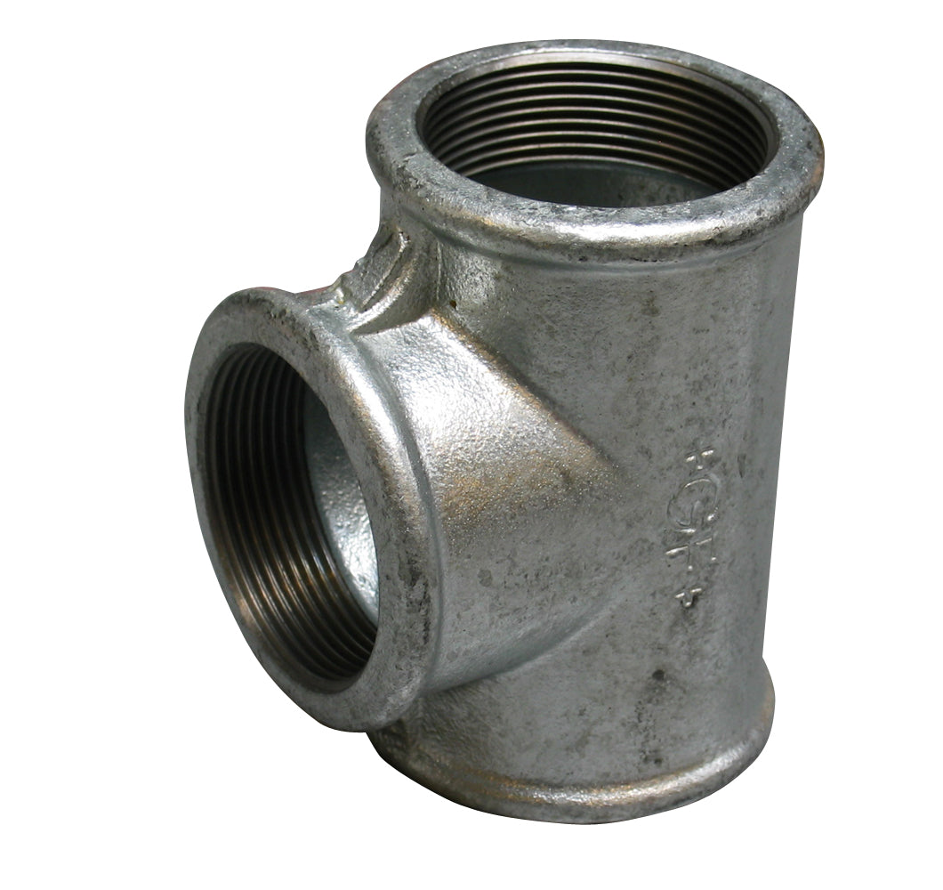 1/4" Galvaniseret tee