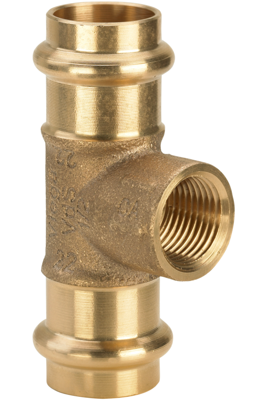 12 x 1/2" x 12 mm Sanpress T-stykke