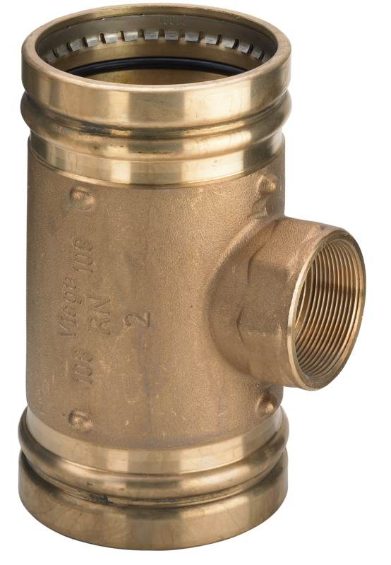 88,9 x 3/4" x 88,9 mm Sanpress T-stykke