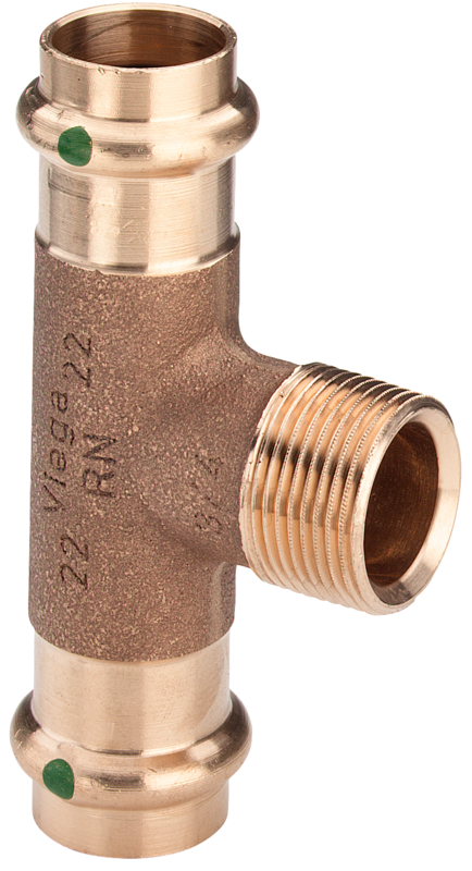54 x 3/4" x 54 mm Sanpress T-stykke