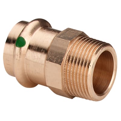 15 mm x 3/8" Sanpress overgang