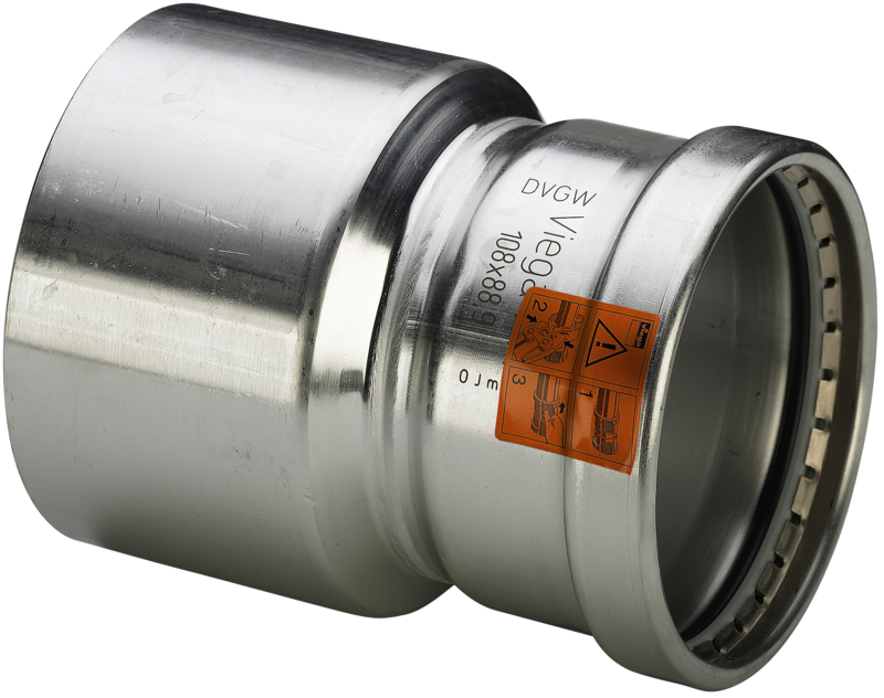 76,1 x 54 mm Sanpress Inox reduktion
