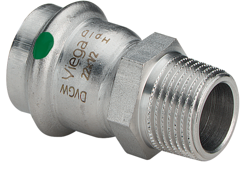 108,0 mm x 4" Sanpress Inox overgang