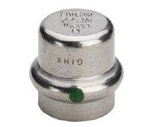 35 mm Sanpress Inox slutmuffe