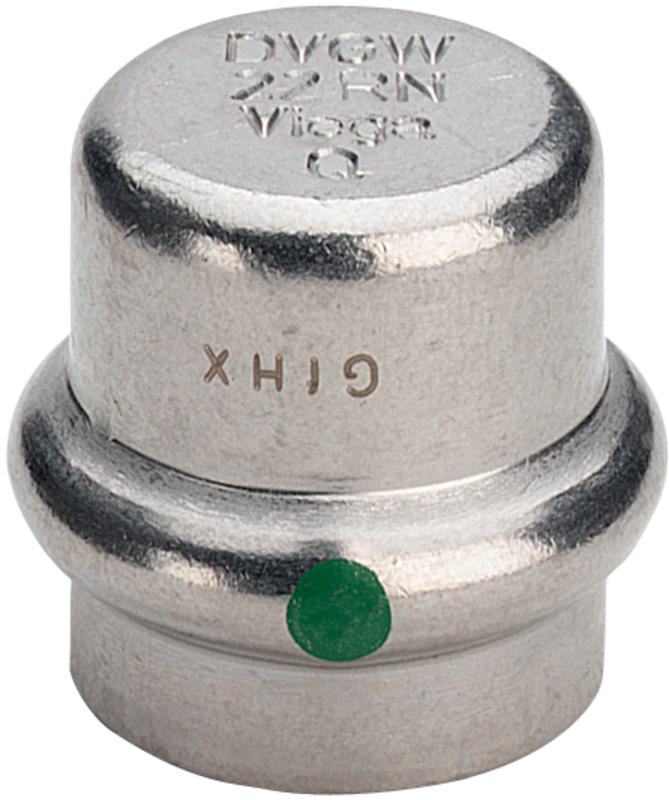 35 mm Sanpress Inox slutmuffe