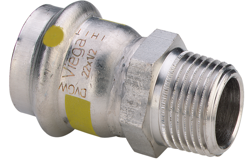 35 mm x 1.1/4" Sanpress Inox G overgang