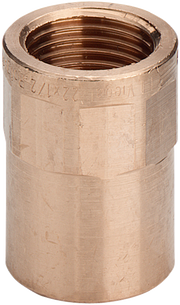28 mm x 3/4" Lodde overgang muffe/muffe