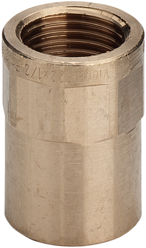 28 mm x 3/4" Lodde overgang muffe/muffe