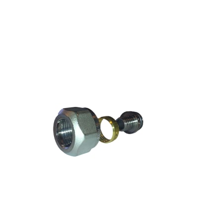 Forskruningssæt 3/4" til PE og PEX rør, 15 mm