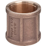 2.1/2" Rødgods Silicium Bronze muffe