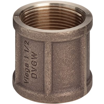 2.1/2" Rødgods Silicium Bronze muffe