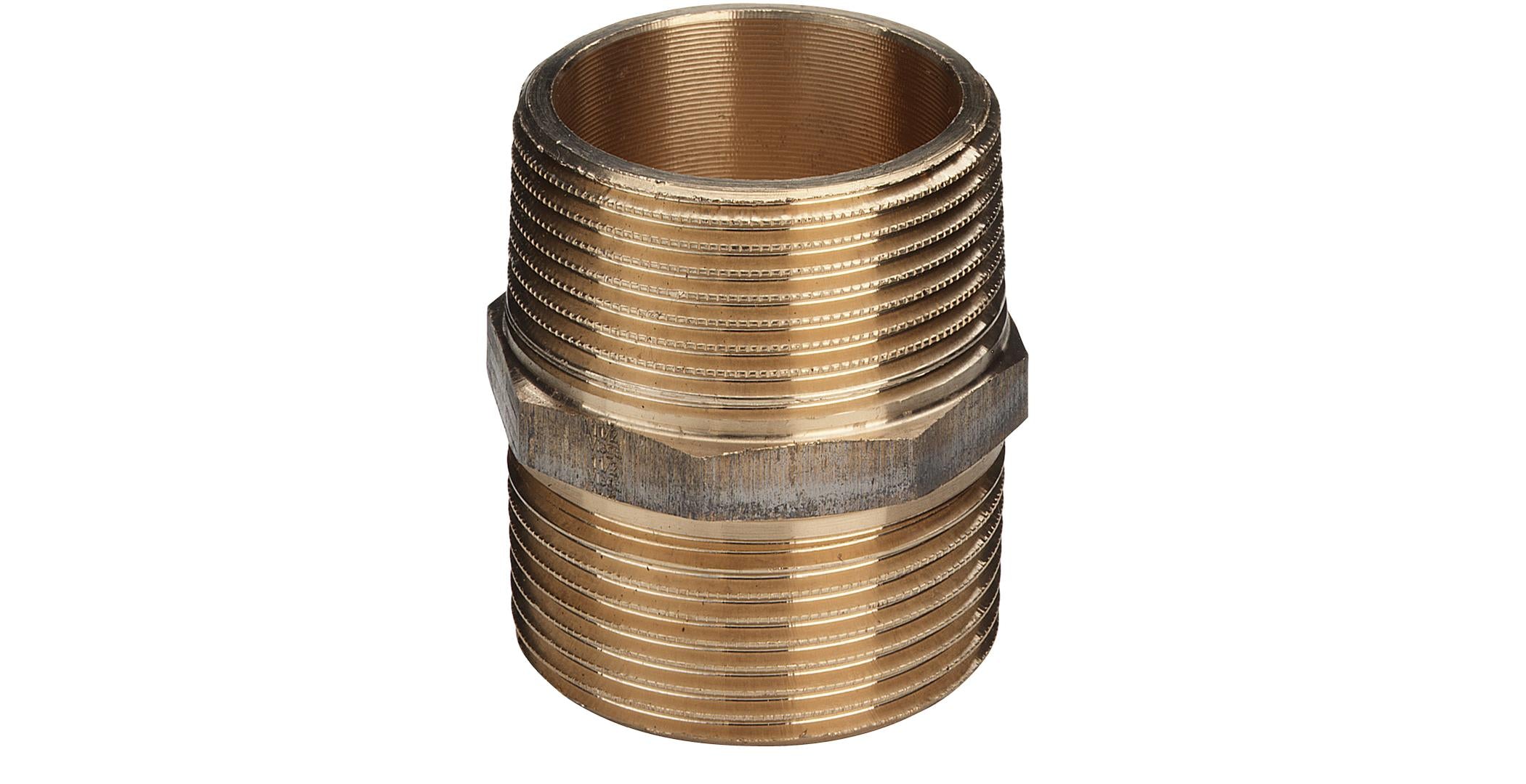 2" Brystnippel Rødgods Silicium Bronze