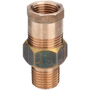 Viega 3/4" union, konisk - Rødgods Silicium Bronze, muf/nip