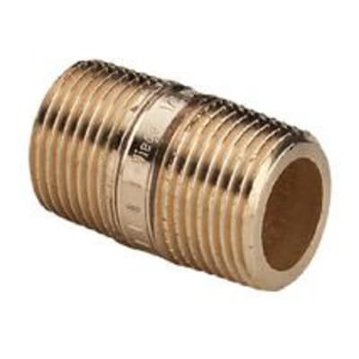 3/4" x 40 mm Nippelrør Rødgods Silicium Bronze