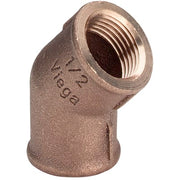3/4" Rødgods Silicium Bronze bøjning 45°