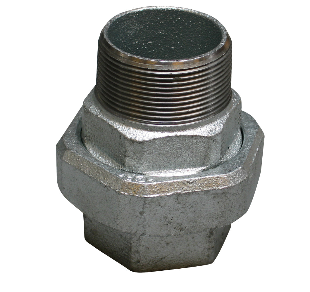 1/2" Galvaniseret union muffe/nippel