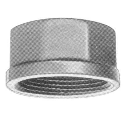 2" Sort slutmuffe