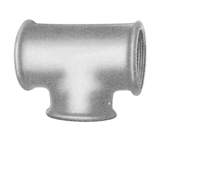 1/2" x 3/4" x 1/2" Galvaniseret tee