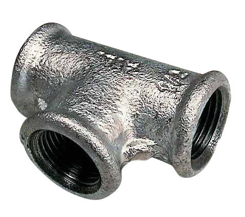 1/2" galvaniseret tee