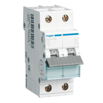 Automatsikring 1-pol+N 6KA C-13A 2 modul
