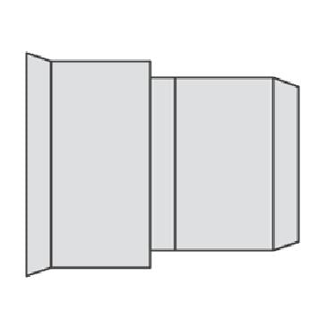 Hegler 235 x 200 mm overgang til glat muffe, uden gummiring