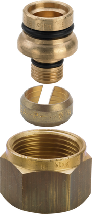 Rødgods forskruning 3/4" x 15 x 2,5 mm