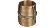 1.1/4" Brystnippel Rødgods Silicium Bronze