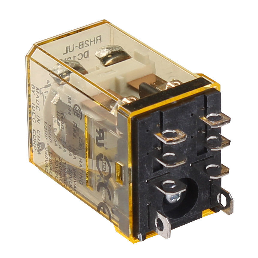 Relæ RH2BL 2-polet 12V DC