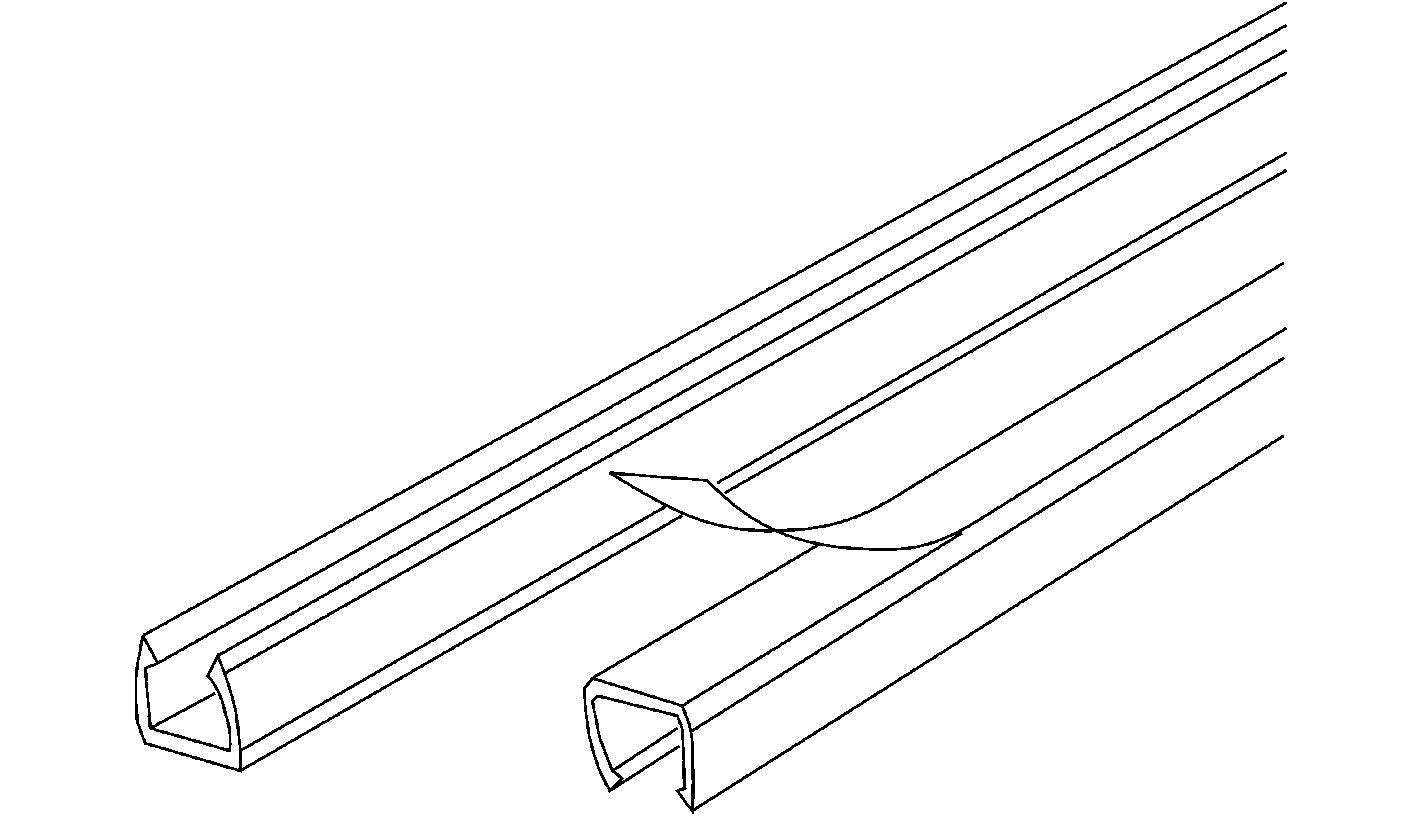 Minikanal LC 45 4x5,5 mm hvid