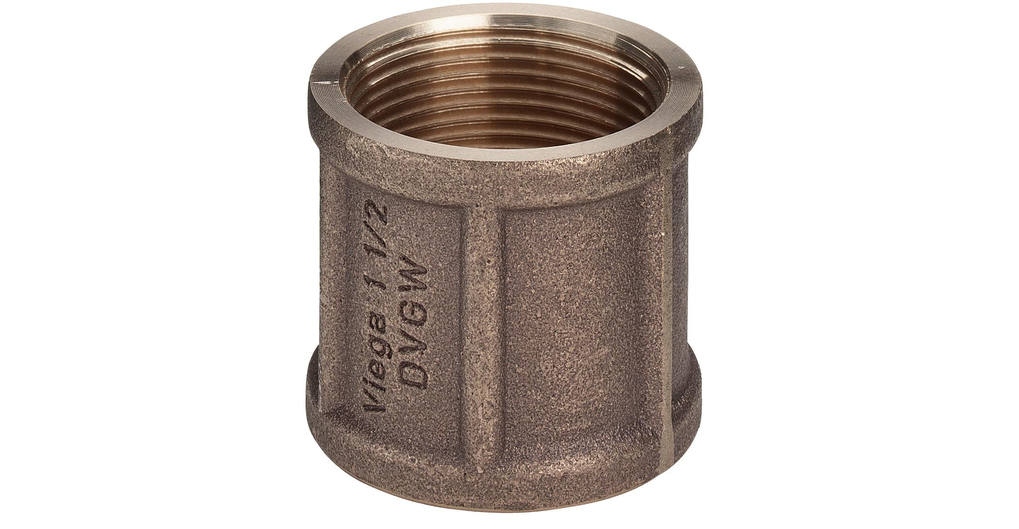 1.1/2" Muffe Rødgods Silicium Bronze